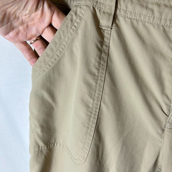 The North Face Horizon II Beige Tan UPF 30 Performance Capri Pants Size 10 - Picture 10 of 16